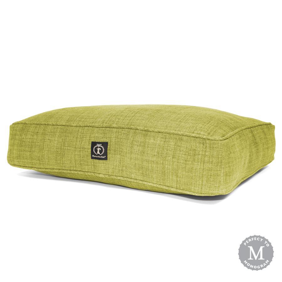 Harry Barker Heather Rectangle Dog Bed, Green