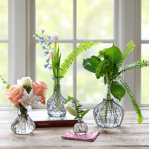 Clear Glass Bud Vase Home & Garden Decor by Colonial House of Flowers in Atlanta, Georgia