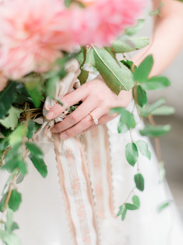 Green Pink Flower Bouquet in Atlanta, Georgia