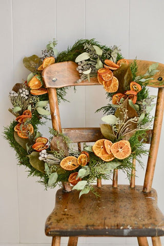 Wreath With Dried Oranges