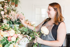 International Florist Workshop in San Diego, California by Atlanta Georgia based Christy Hulsey of Colonial House of Flowers Kaitlyn Baxter