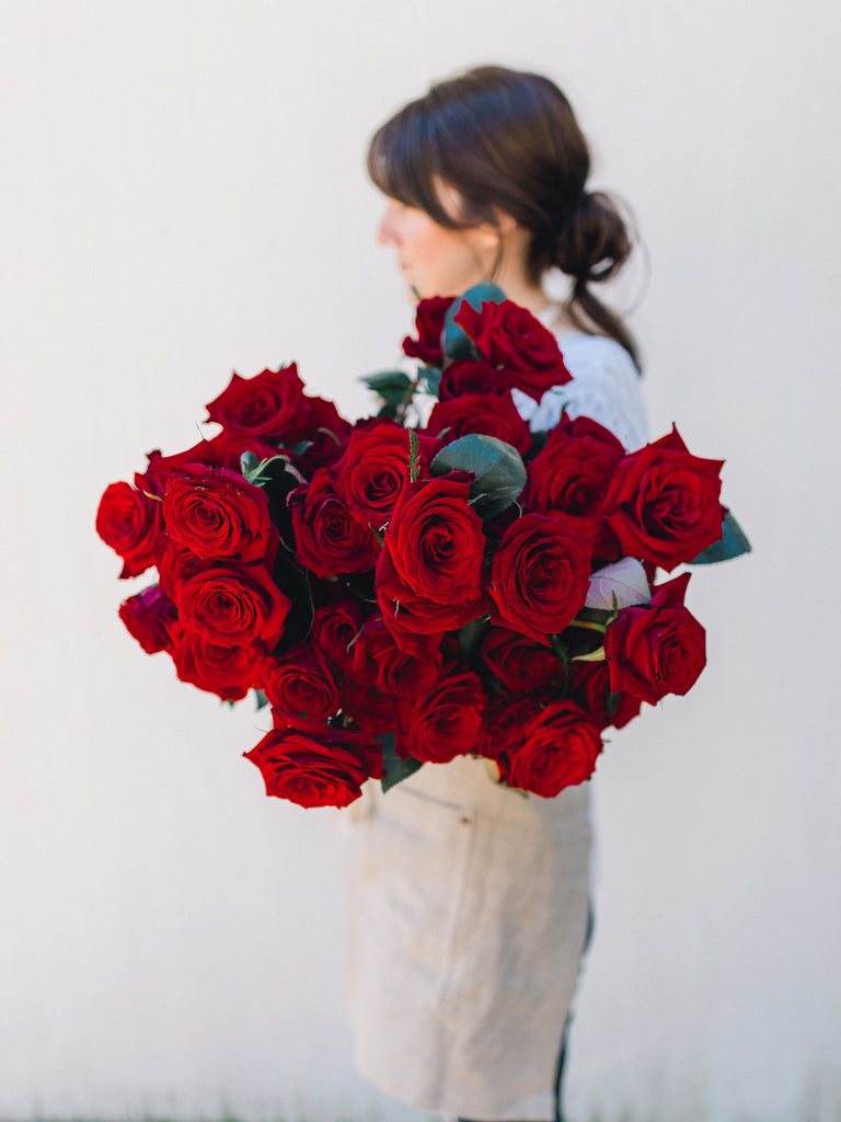 Love Emoji Red Rose Bouquet at From You Flowers
