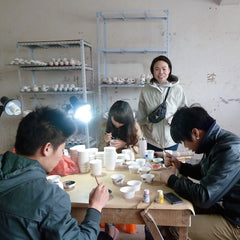 Olivia in Jingdezhen Factory