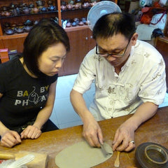 Olivia at Yixing Terracotta Teapot Factory