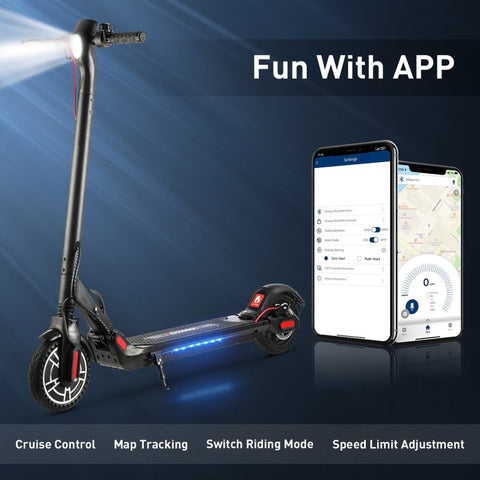 App controlled electric scooter