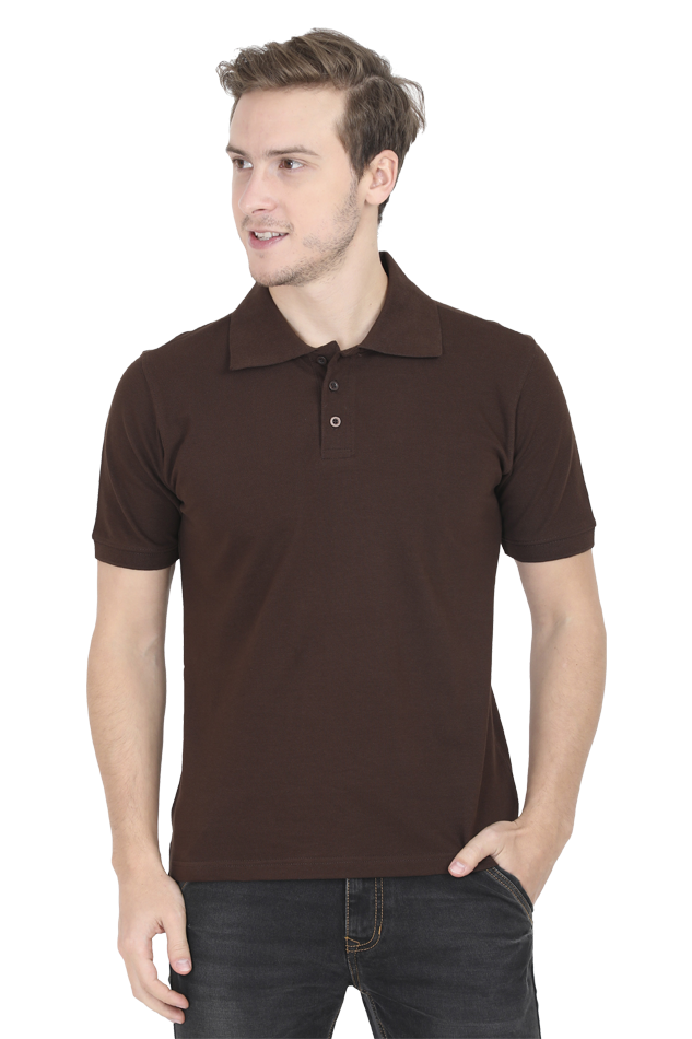 polo shirt brown color