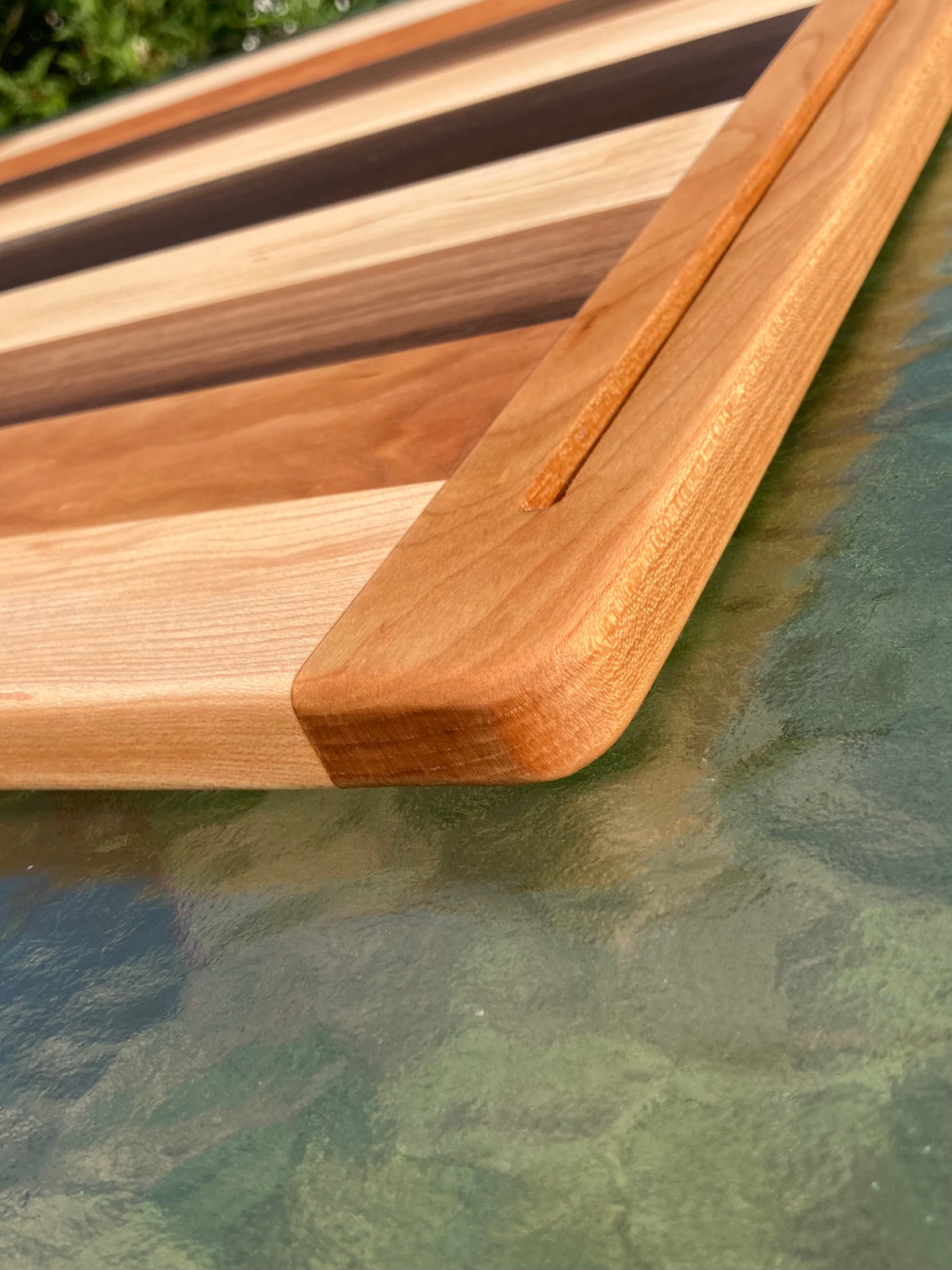 Custom Maple Pull-Out Cutting Board - Straight Grain