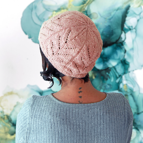 Knitted Flower of Life Hat