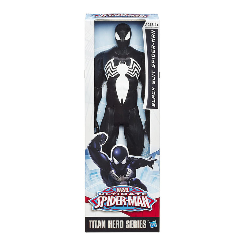 black spider man titan hero