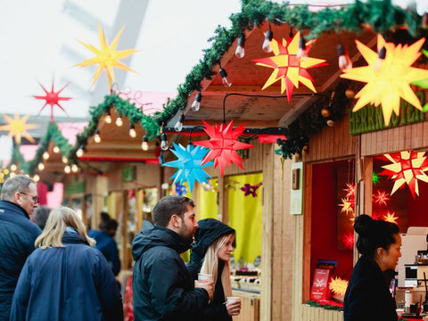 Herrnhut Stars at the Vancouver Christmas Market