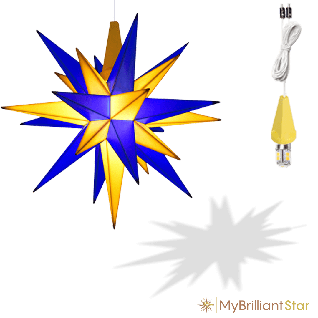 Original Herrnhut paper star, white, ~ 40 cm / 16 inch ø