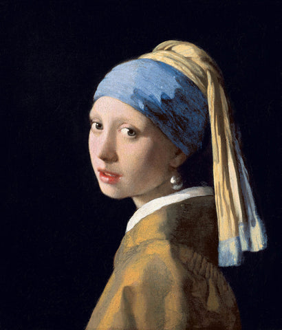 La joven de la perla. Johannes Vermeer. Mauritshuis, Den Haag, Netherlands.