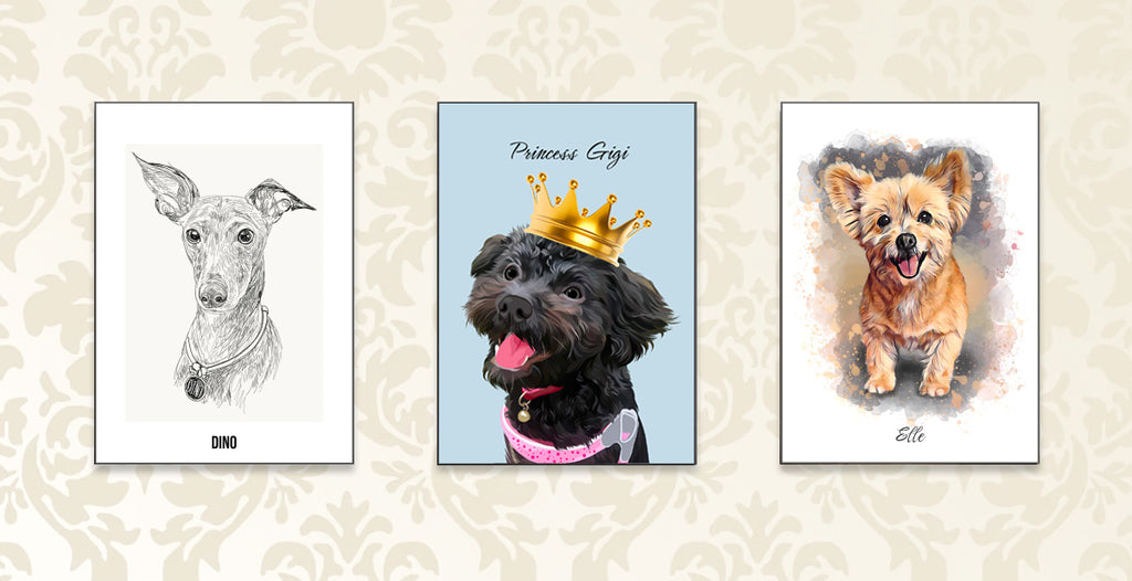 pet portrait styles