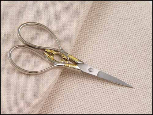 Gold Filigree Needlepoint Scissors