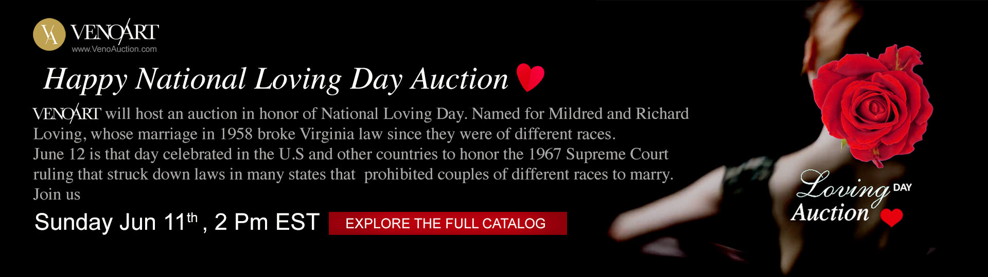 The VenoArt National Loving Day Auction