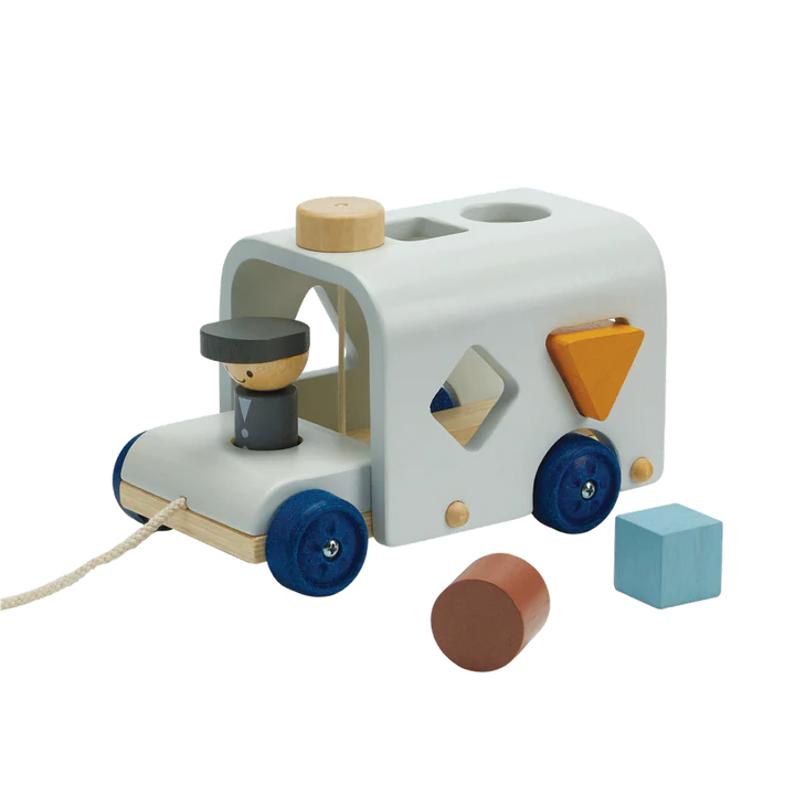 PlanToys - Sorting Bus (Orchard)