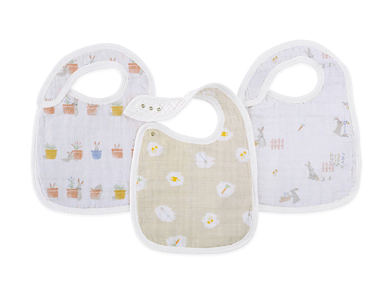 classic snap bibs 3-pack year of the rabbit イヤーオブザラビット