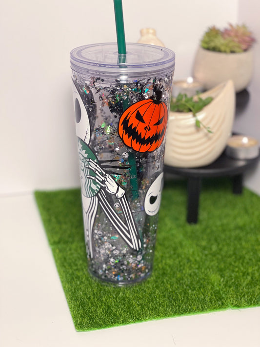 Hocus Pocus Starbucks Snow Globe Glitter Tumbler – Trinket Styles