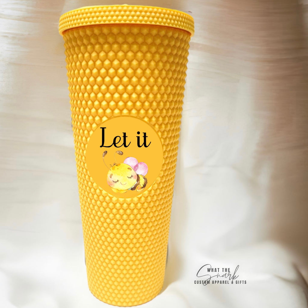 Honeybee Starbucks Cup Bee Cup Honeycomb Cup Custom