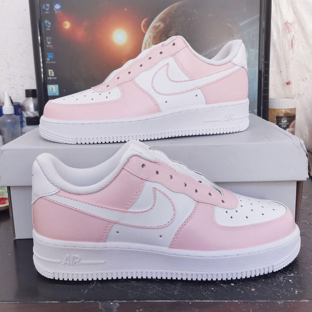 Baby Pink Custom Air Force 1 – shecustomize