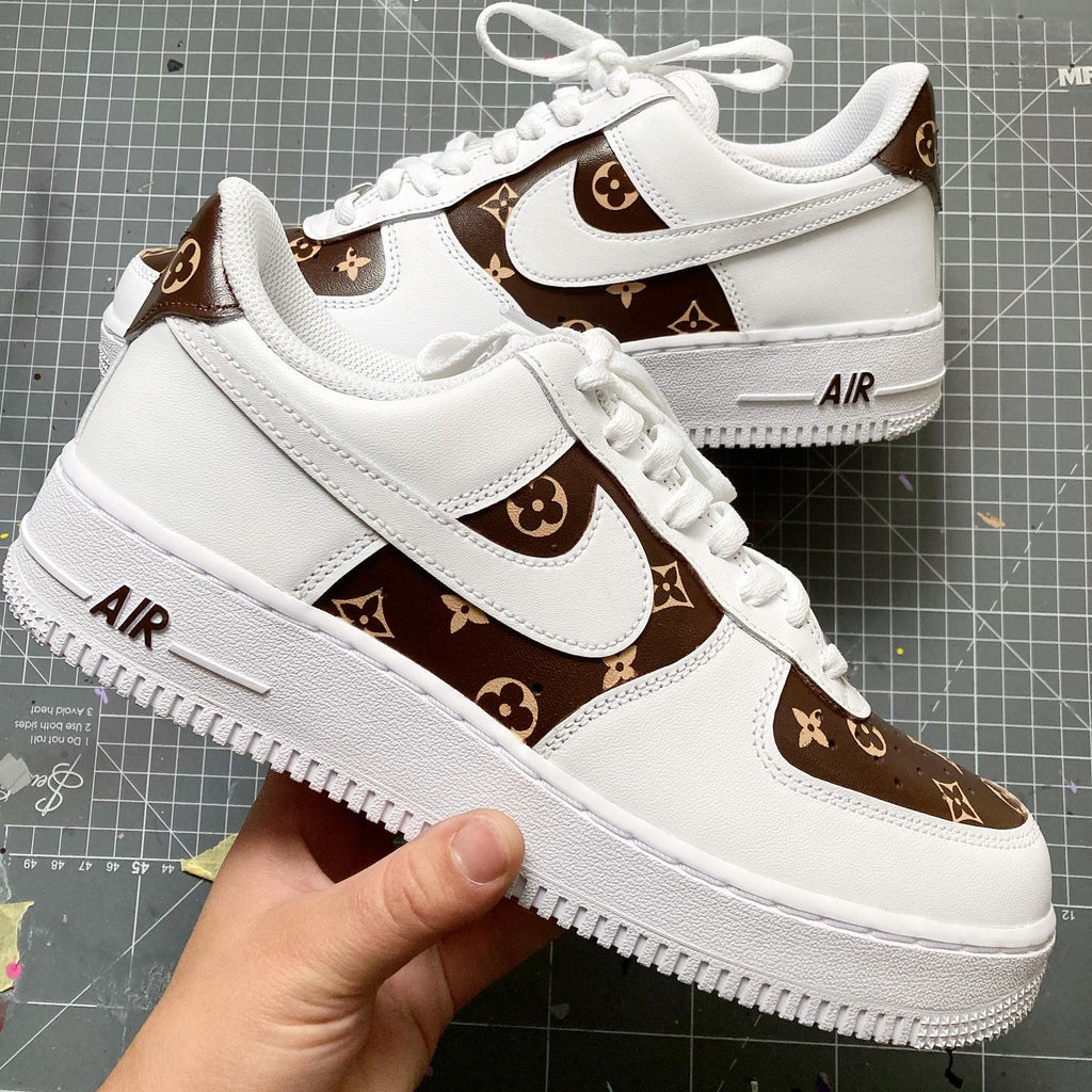 Customising Air Force 1  How to make custom Louis Vuitton Air