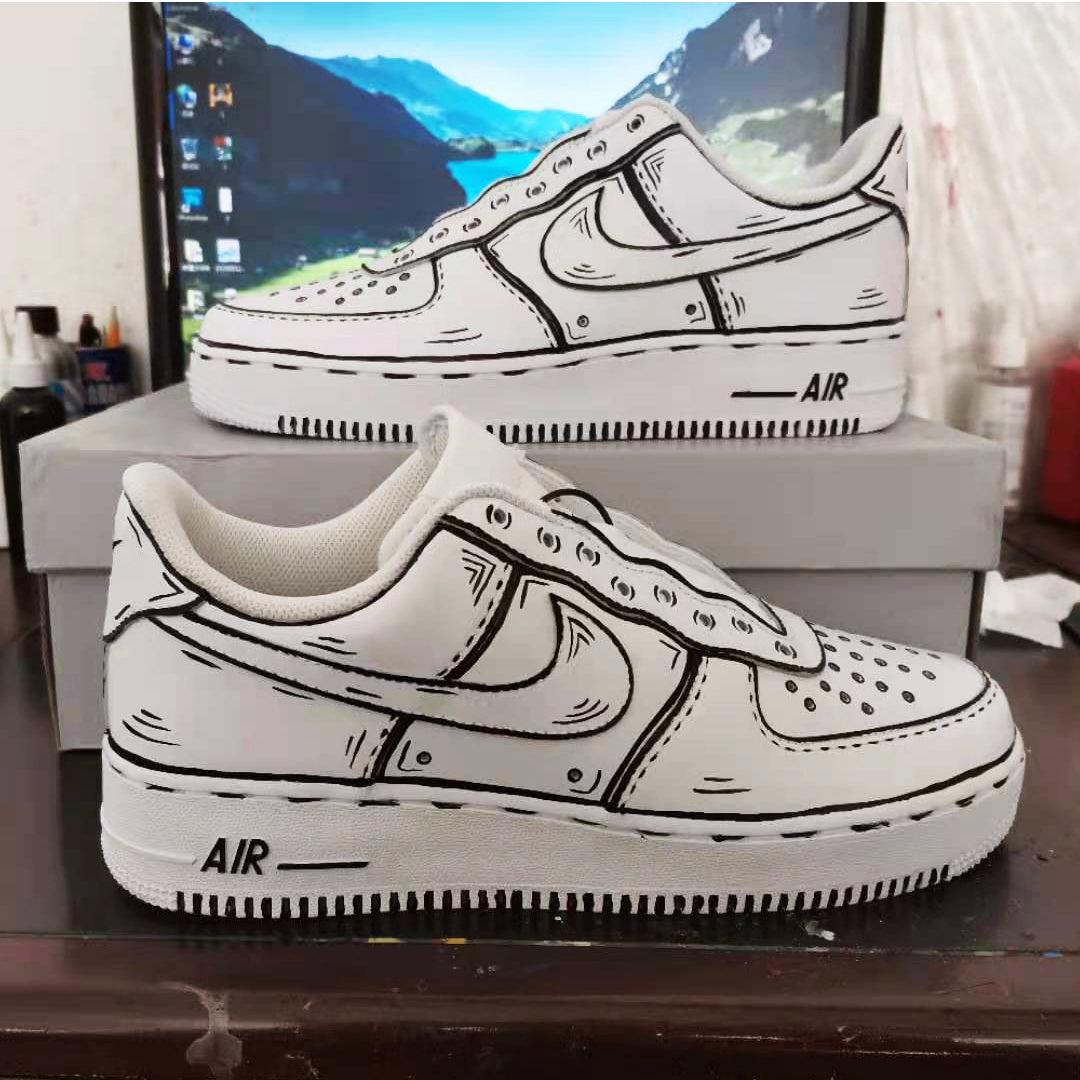 Custom Air Force 1 Cartoons