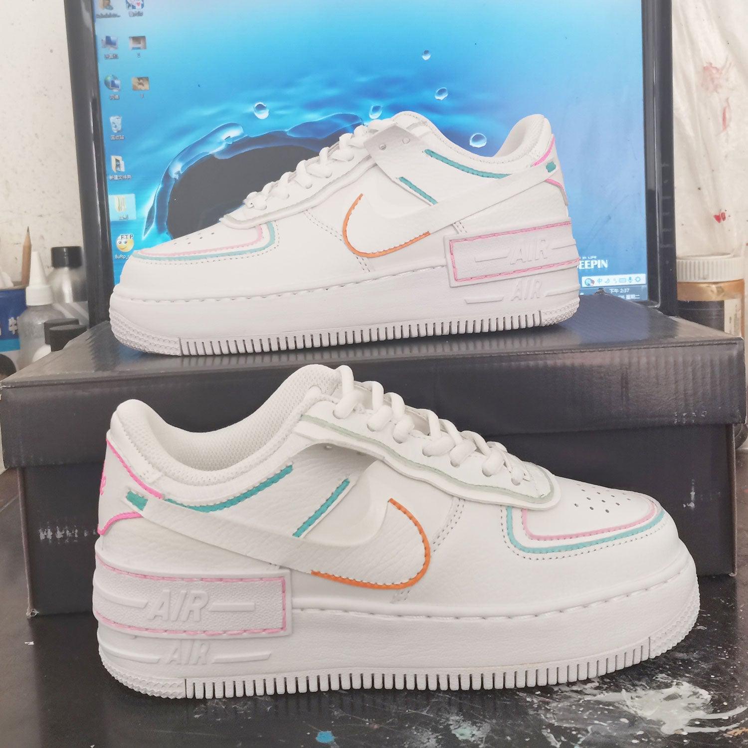 Custom Air Force 1 Shadow Pastel – SHECUSTOMIZE