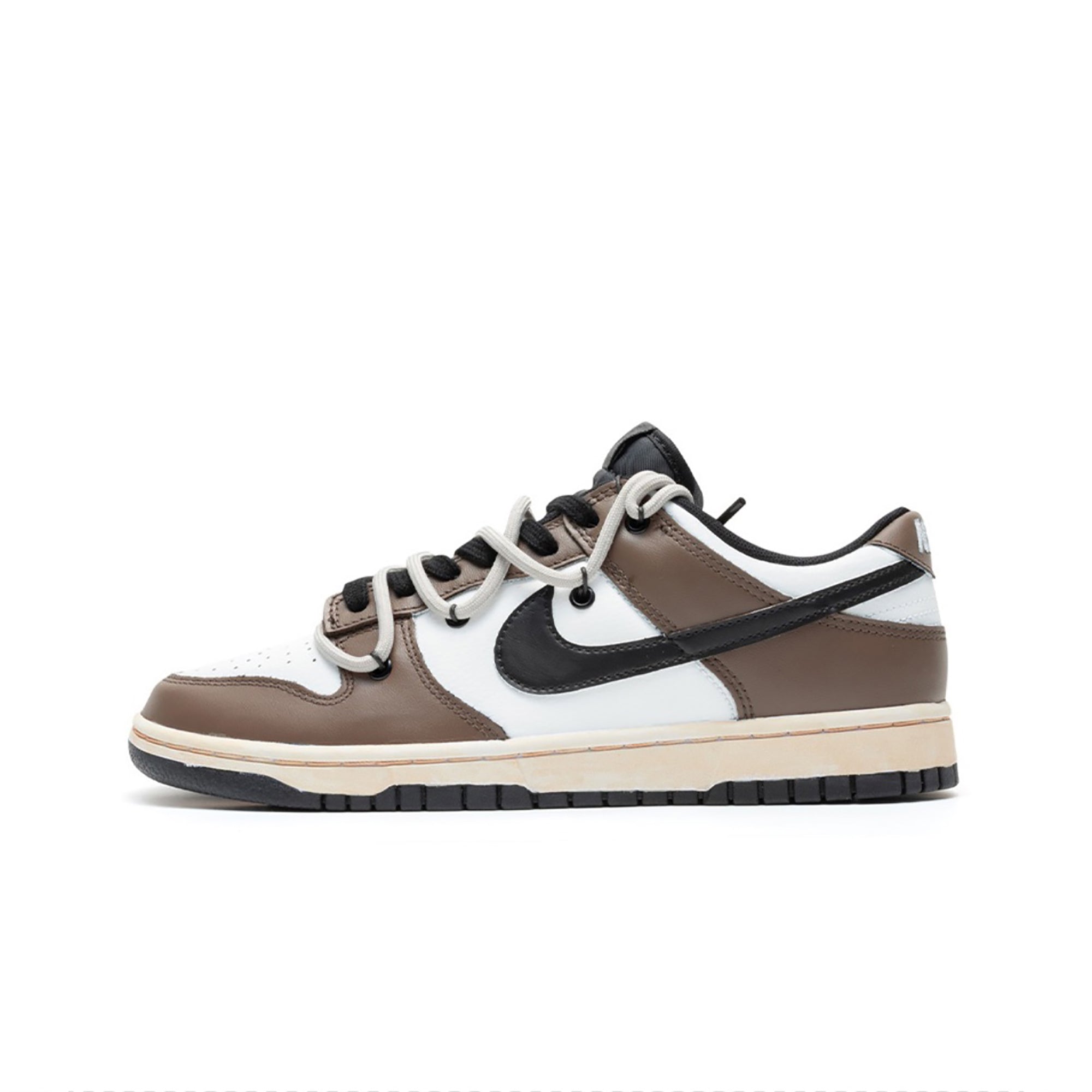 Travis Scott Brown White Custom Nike Dunk – SHECUSTOMIZE