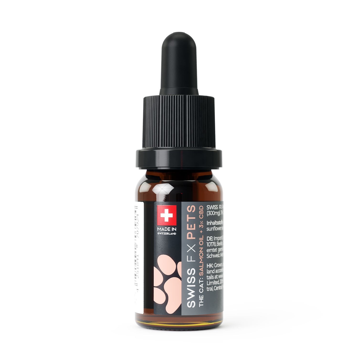 Huile de CBD Chats 3% Bio Saumon - SWISS FX product image