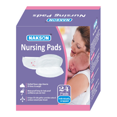 Nakson Nursing Pads (12 Pieces) - Ultra-Absorbent Leakproof