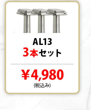 AL13 3本セット4980円