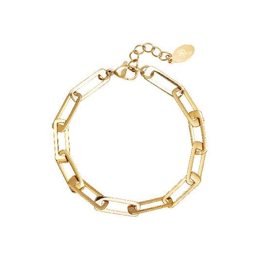 Bracelet chaîne Cristina doré