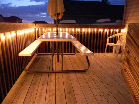 deck rail lights