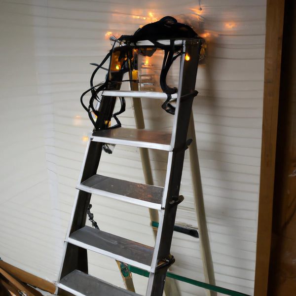 necessary materials to hang Christmas lights