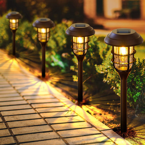 solar-powered lights