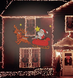 christmas light projector santa