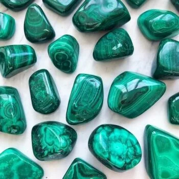 malachite stones