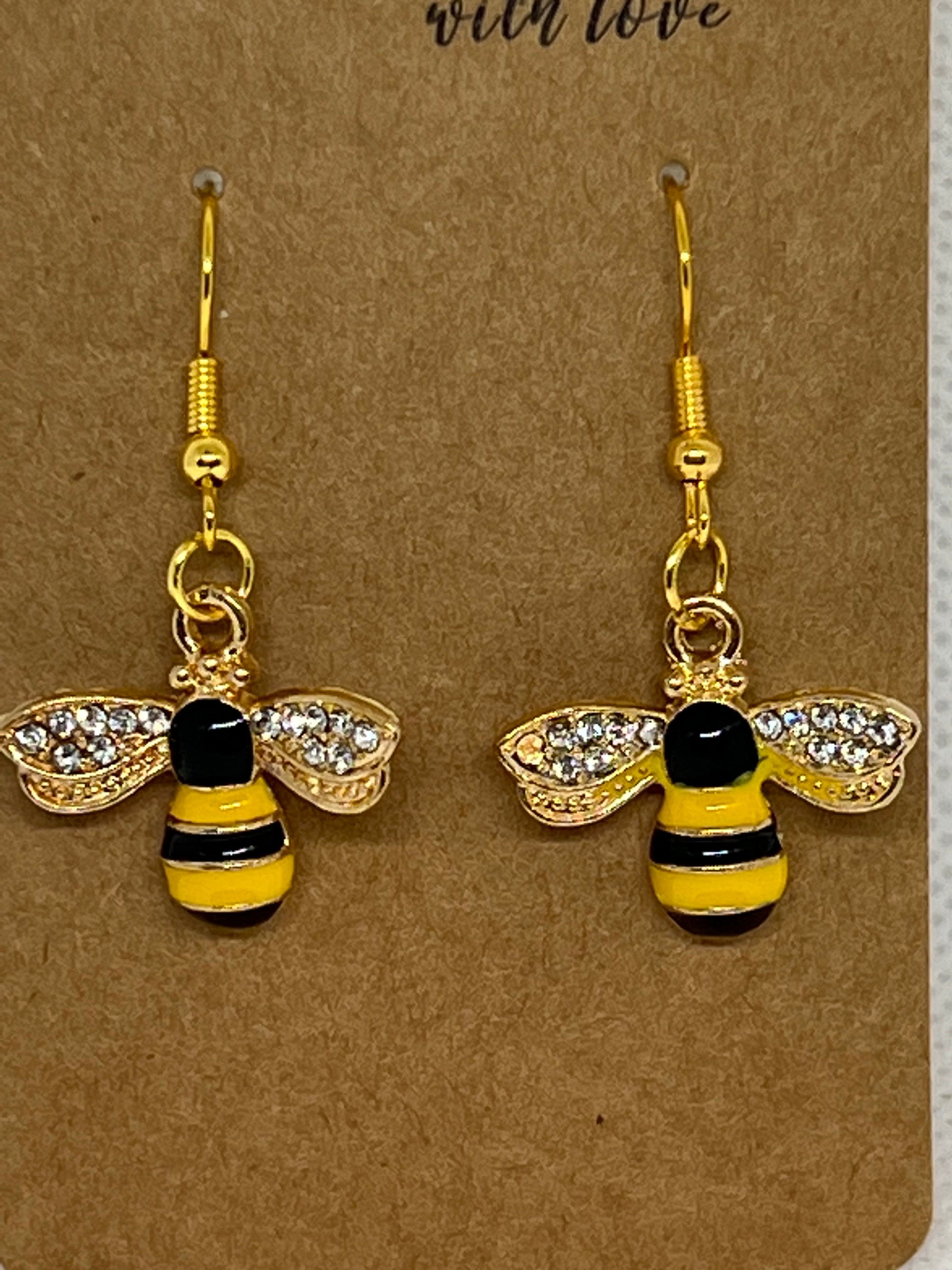Bumble Bee Earrings