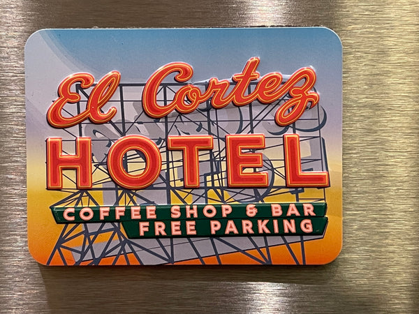 El Cortez Neon Sign Magnet – El Cortez Hotel Casino