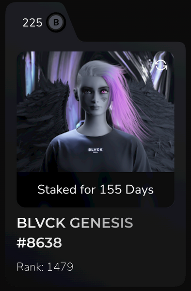 Blvck Genesis Total Staked Time