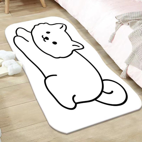 Comfy Kitty Floor Mat
