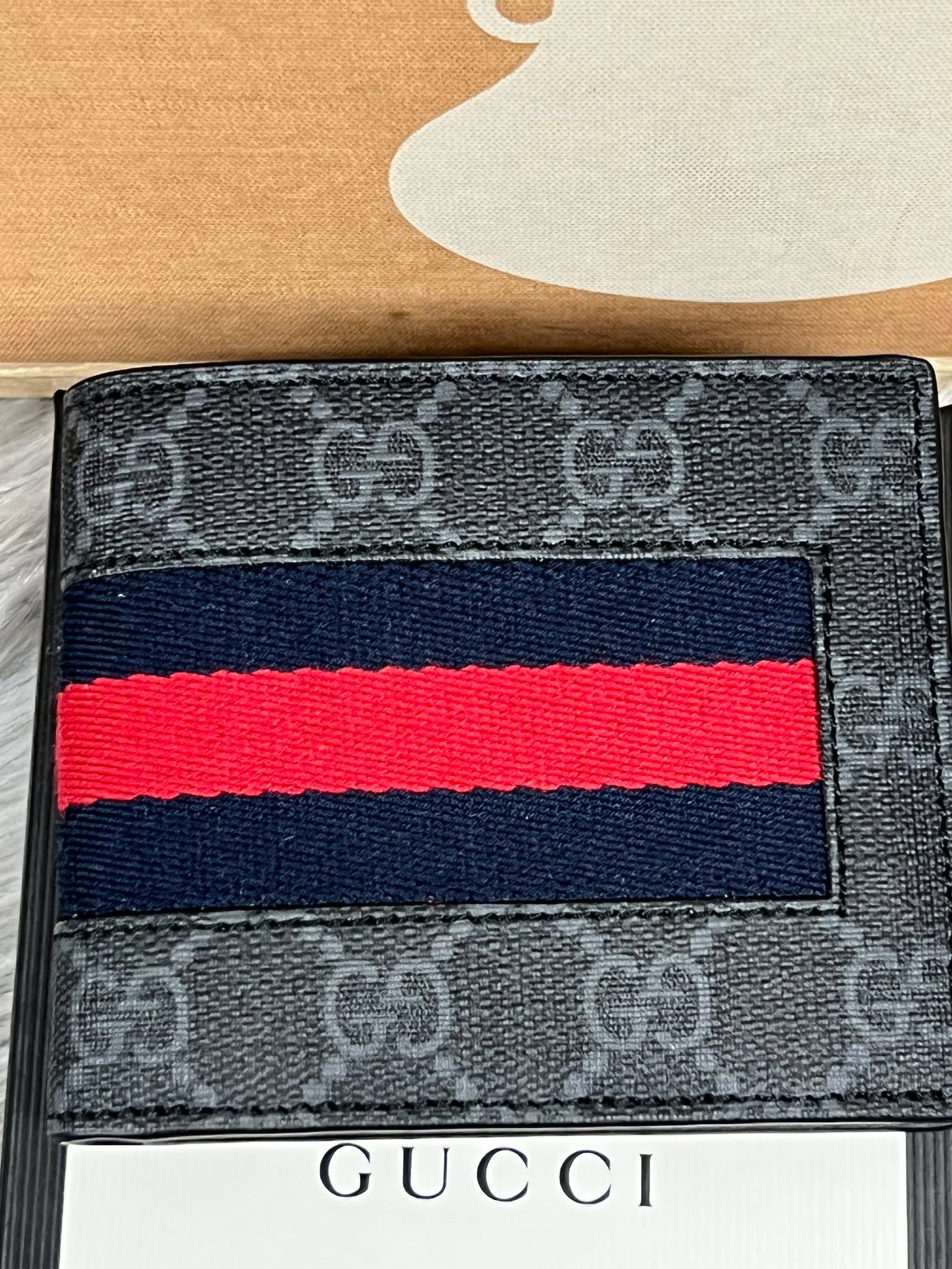 gucci gg supreme web wallet men