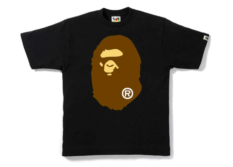 BAPE Logo Check Big Ape Head Tee - Black – Free Society Fashion