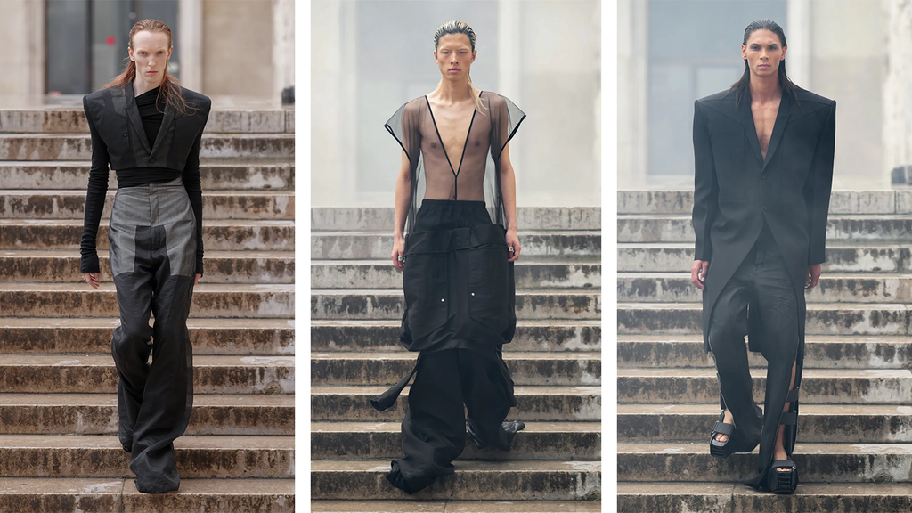 Images from Rick Owens Paris Fashion Week 2024 Runway