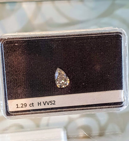 1carat Pear Shape diamond