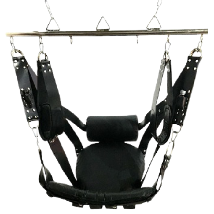 Exclusive Vip Black Leather Sex Swing – Rizwards Leather