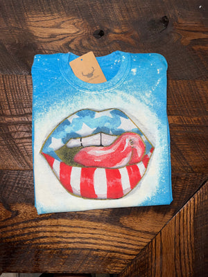 Kiss the 4th T shirt - Deep Holler Design