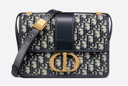 Dior 30 Montaigne Chain Bag In Blue - Praise To Heaven