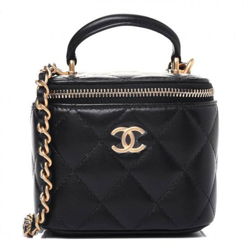 Chanel 19 O Case Pouch Quilted Goatskin Small at 1stDibs