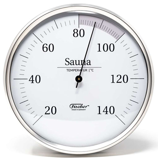 Sauna Thermometer + Hygrometer, 155 mm, Set: 196T-03F + 196H-03EN (English,  °F) - Made in Germany